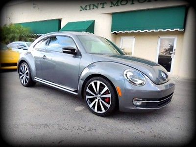 Volkswagen : Beetle - Classic 2.0T Turbo STUNNING GREY W/ RED LEATHER, LOADED, NAVI, 19'S, XENONS, SPORT, FENDER SOUND -