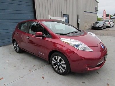 Nissan : Leaf SL Electric Vehicle EV One Owner Navigation 1 owner 2013 nissan leaf sl quick charge leather bluetooth car 13 knoxville tn