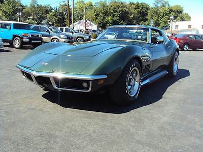 Chevrolet : Corvette Coupe T-top 1969 corvette stingray with side pipes and air