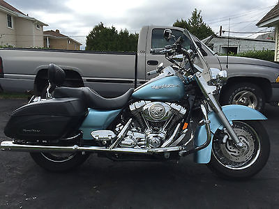 Harley-Davidson : Touring 2007 flhrs road king custom blue suede pearl