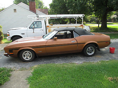 Ford : Mustang Base Convertible 2-Door 1973 ford mustang base convertible 2 door 5.0 l