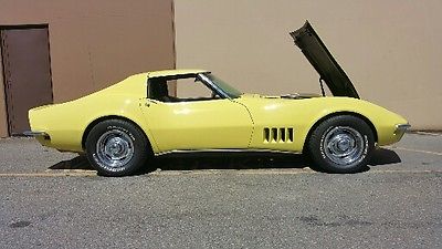 Chevrolet : Corvette Coupe 1968 chevy corvette coupe factory 427 390 hp