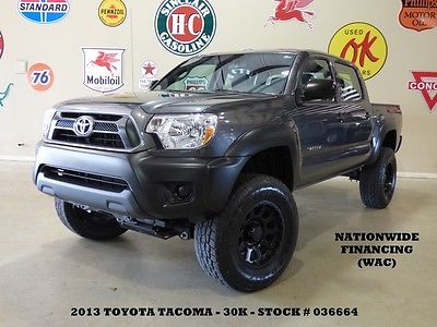 Toyota : Tacoma PreRunner 4X2 V6,LIFTED,B/T,PRO COMP WHLS,30K,WE FINANCE! 13 tacoma double cab prerunner 4 x 2 lifted cloth b t pro comp whls 30 k we finance