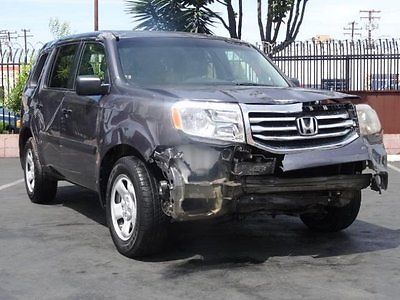 Honda : Pilot LX 4WD 2015 honda pilot lx 4 wd wrecked damaged project priced to sell export welcome