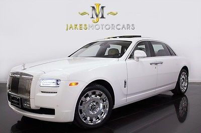 Rolls-Royce : Ghost EWB ($344K MSRP) 2012 rolls royce ghost ewb 344 k msrp extended wheel base white on white