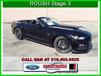 Ford : Mustang Roush RS3   Call or Text Dan 216-402-6525 2015 roush stage 3 mustang convertible 670 hp forged wheels premium nav leather