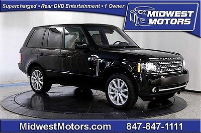 Land Rover : Range Rover SC 2012 land rover range rover supercharged 4 wd rear entertainment 1 owner