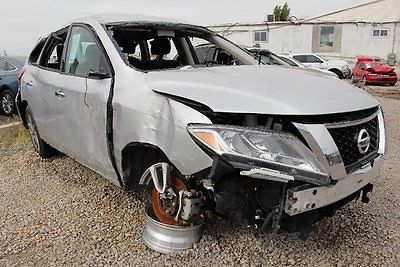 Nissan : Pathfinder LE 2014 nissan pathfinder le wrecked damaged project priced to sell export welcome