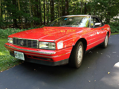 Cadillac : Allante Red With Black Leather Red with black leather interior, Looks and is great.Power everything works