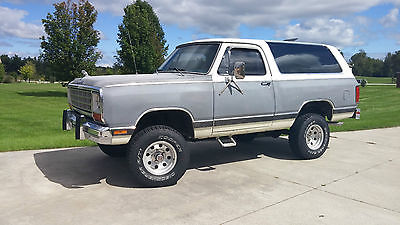 Dodge : Ramcharger 1983 dodge ramcharger suv 440 ci 7.2 l dodge big block swap .30 over