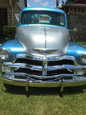 Chevrolet : Other Pickups Blue/Silver Classic/Custom 1954 Chevrolet Pickup