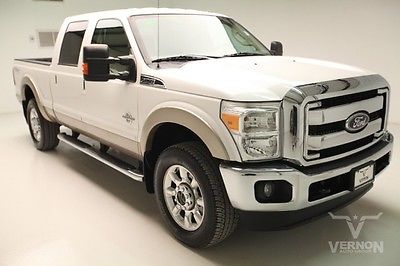 Ford : F-250 Lariat Crew Cab 4x4 Fx4 2011 leather heated cooled mp 3 auxiliary v 8 diesel we finance 46 k miles