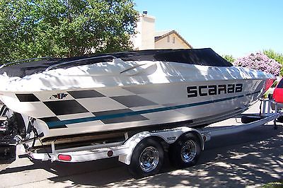 1998 Scarab 27 ' with trailer great condition 375 orig hours on 454