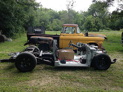 Chevrolet : Other Pickups 1958 Chevy Pickup and 1991 S10 frame, 350 Motor 1958 chevy pickup and 1991 s 10 frame 350 motor 5 speed and airride suspension
