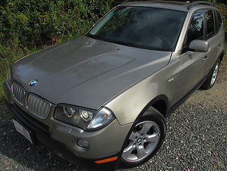 BMW : X3 1-OWNER - SUPER LOW MILES - XENON 2007 tan 1 owner super low miles xenon