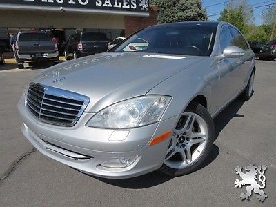 Mercedes-Benz : S-Class 5.5L V8 2007 s 550 nav sunroof leather wood heat seats