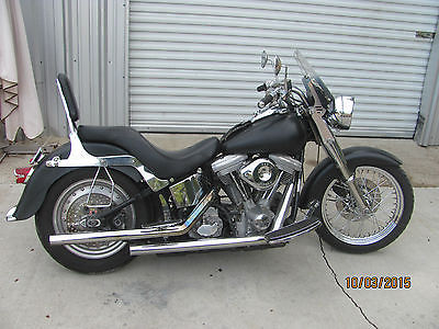 Harley-Davidson : Softail harley softail heritage  fatboy bike runs perfect .