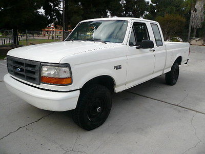 Ford : F-150 xl 1995 ford f 150 xl extended cab pickup 2 door 5.0 l california truck incredible