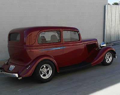 Ford : Other Custom 1934 ford custom classic tudor sedan street rod hot rod pro built a c