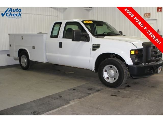 Ford : F-250 XL Used 08 Ford F250SD XL Ext Cab Knaphiede Utility Box 5.4L V8 Auto Low Miles Work
