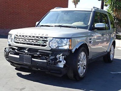 Land Rover : LR4 HSE Plus 2010 land rover lr 4 hse plus damaged salvage fixer perfect project must see