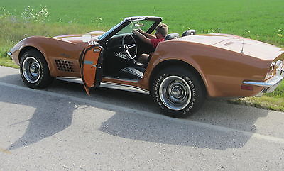 Chevrolet : Corvette 1971 chevrolet corvette convertible roadster matching numbers