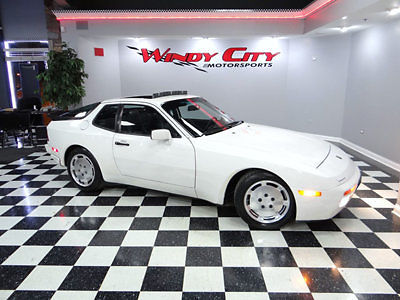 Porsche : 944 944 Turbo 87 porsche 944 951 turbo coupe 1 owner 100 stock dlr serviced rare white black