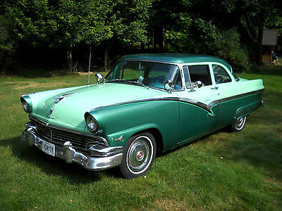 Ford : Fairlane 56 fairlane 2 door club sedan 312 ci solid oklahoma car s matching turnkey nr