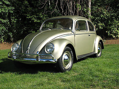 Volkswagen : Beetle - Classic Restored Euro Semaphore 0-rust Rebuilt 1200 4-spd 1958 volkswagen beetle european semaphore restored type i agave metallic 85 k mi
