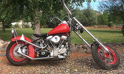 Custom Built Motorcycles : Chopper Pan Head Costom Chopper, Xotic top S&S bottom Harley Davidson Transmission USA