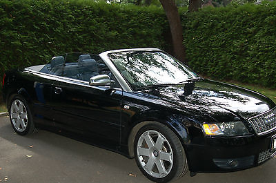 Audi : S4 Cabriolet Convertible 2-Door 2005 audi s 4 convertible black exterior grey leather interior 12 500 beauty