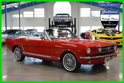 Ford : Mustang 1965 ford mustang convertible 289 ci v 8 automatic 65