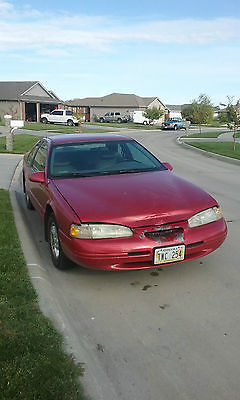 Ford : Thunderbird LX Coupe 2-Door 1996 red ford thunderbird lx coupe 2 door 4.6 l