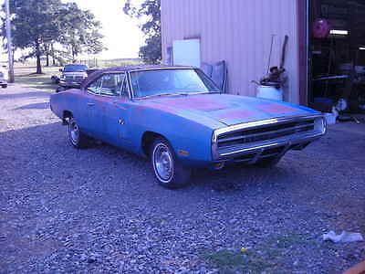 Dodge : Charger 2 door hardtop 1970 dodge charger r t 440 automatic b 5 blue