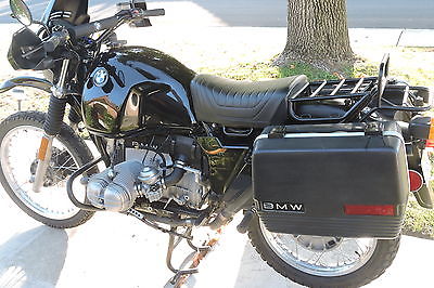 BMW : R-Series BEAUTIFUL 1981 BMW R80G/S WITH ORIGINAL HARD BAGS AND LINERS, THREE TANKS SEATS