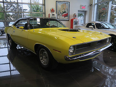 Plymouth : Barracuda CUDA 440 SIX PACK V CODE 1970 cuda 440 six pack shaker v code pistol grip