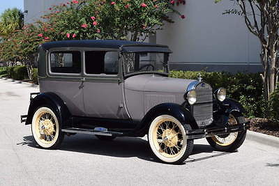 Ford : Model A 1929 ford model a 2 door sedan new restoration stunning