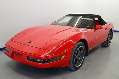 Chevrolet : Corvette C4 Convertible Nitto Tires Red Leather Interior No Accidents