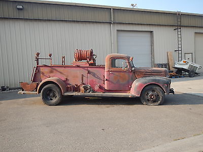 Ford : Other 1942 ford american lafrance fire truck ratrod vintage patina