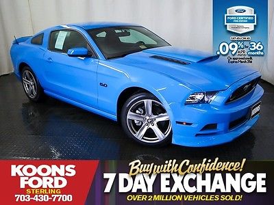 Ford : Mustang GT Premium Grabber Blue~Ultra Low Miles~19s~Flowmaster~Hood Scoop~Cold Air Intake~Leather