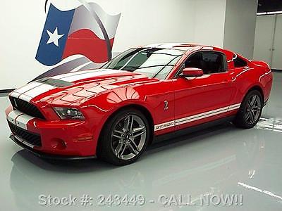 Ford : Mustang SHELBY GT500 SVT COBRA S/C 6-SPD 2012 ford mustang shelby gt 500 svt cobra s c 6 spd 23 k 243449 texas direct auto