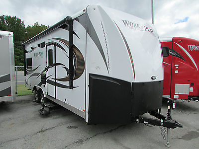 2016 New Work and Play Ultra 21 UL Heavy Duty Toyhauler , Metal Roof , Video !