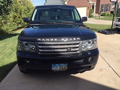 Land Rover : Range Rover Sport Supercharged 2009 santorini black range rover sport supercharged in excellent condition