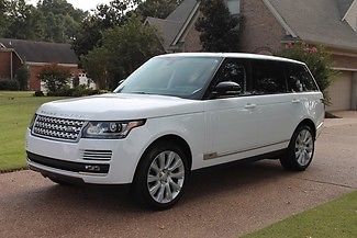 Land Rover : Range Rover V8 Supercharged LWB One Owner Perfect Carfax V8 Supercharged LWB Orignal MSRP New $117225