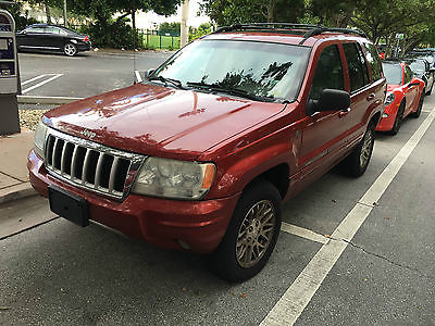 Jeep : Grand Cherokee Limited Sport Utility 4-Door Jeep Grand Cherokee 2004 great condition,runs perfectly red/beige
