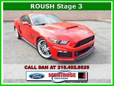Ford : Mustang Call or Text Dan 216-402-6525 2015 roush stage 3 mustang 670 hp superchagred 6 speed auto loaded leather nav