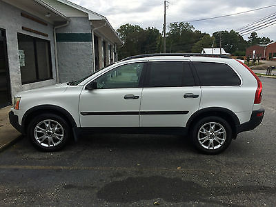 Volvo : XC90 T6 Sport Utility 4-Door White SUV, good condition, leather seats, backup sensors, Sunroof, DVD player