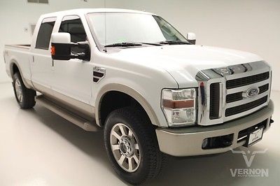 Ford : F-250 King Ranch Crew Cab 4x4 Fx4 2008 leather heated mp 3 auxiliary trailer hitch v 8 diesel we finance 85 k miles