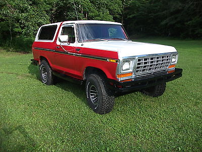 Ford : Bronco xlt ranger 1978 ford bronco newly restored