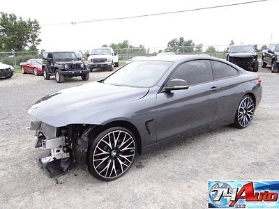 BMW : 4-Series i 74 auto 2014 bmw 428 i coupe salvage rebuildable export easy build
